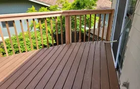 Custom wood deck installation Oregon City