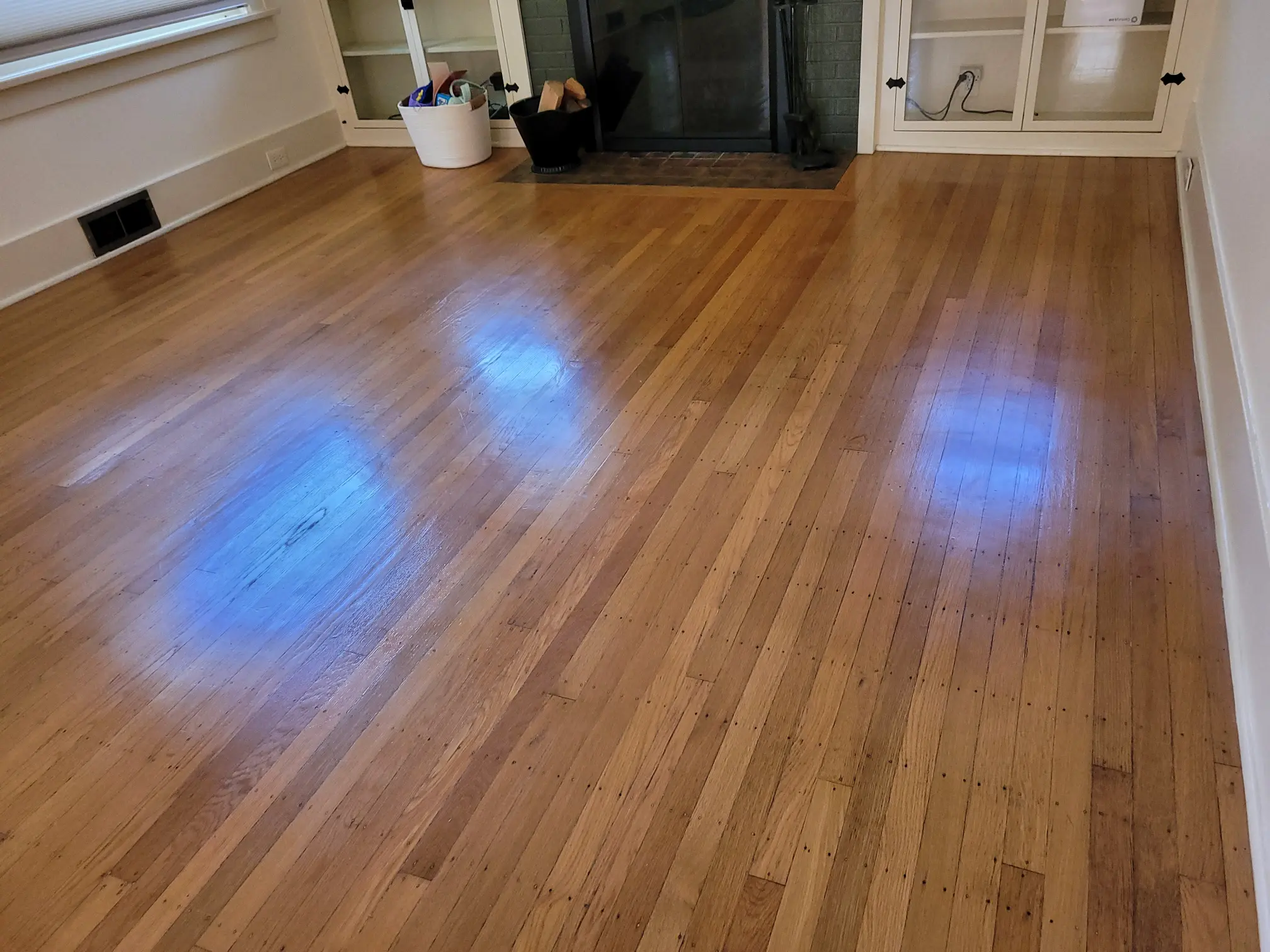 Luxury vinyl plank flooring