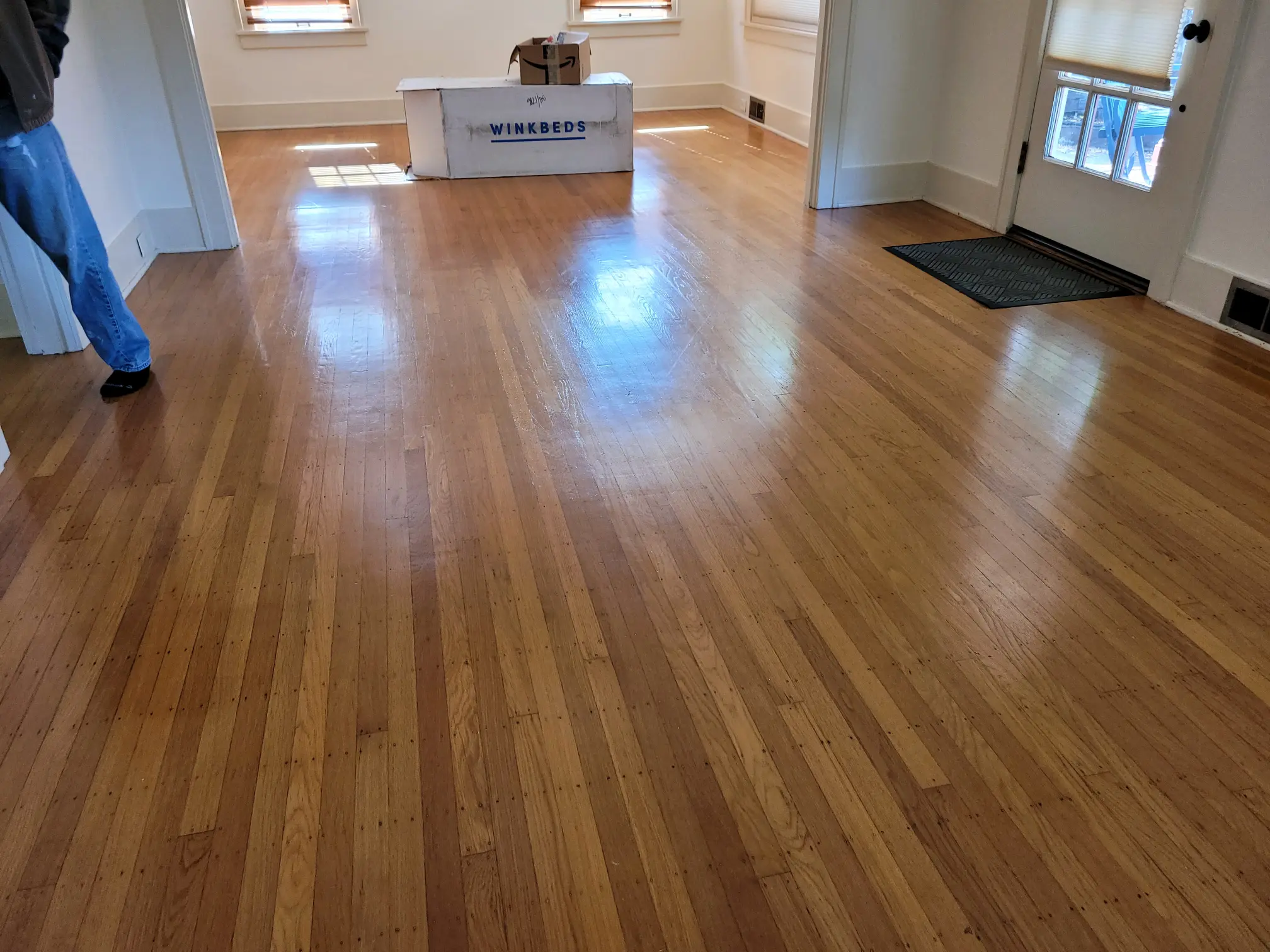 Tile flooring installation