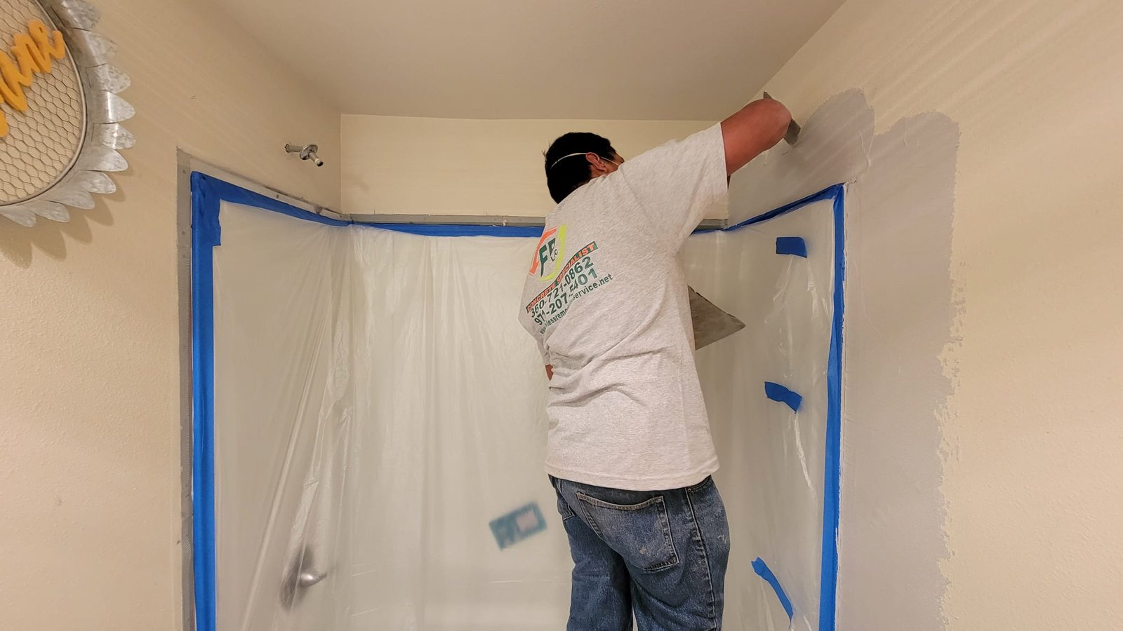 Professional drywall installation and sheetrock repair in Oregon City by FRS Remodeling